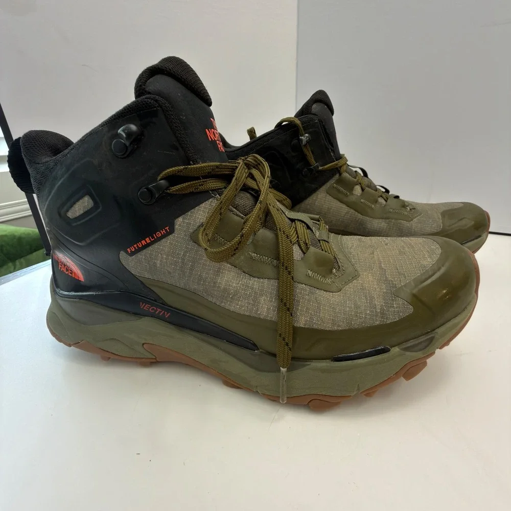 The North Face Vectiv Fastpack Futurelight Mens Hiking Boots Olive NF0A4T2U 9